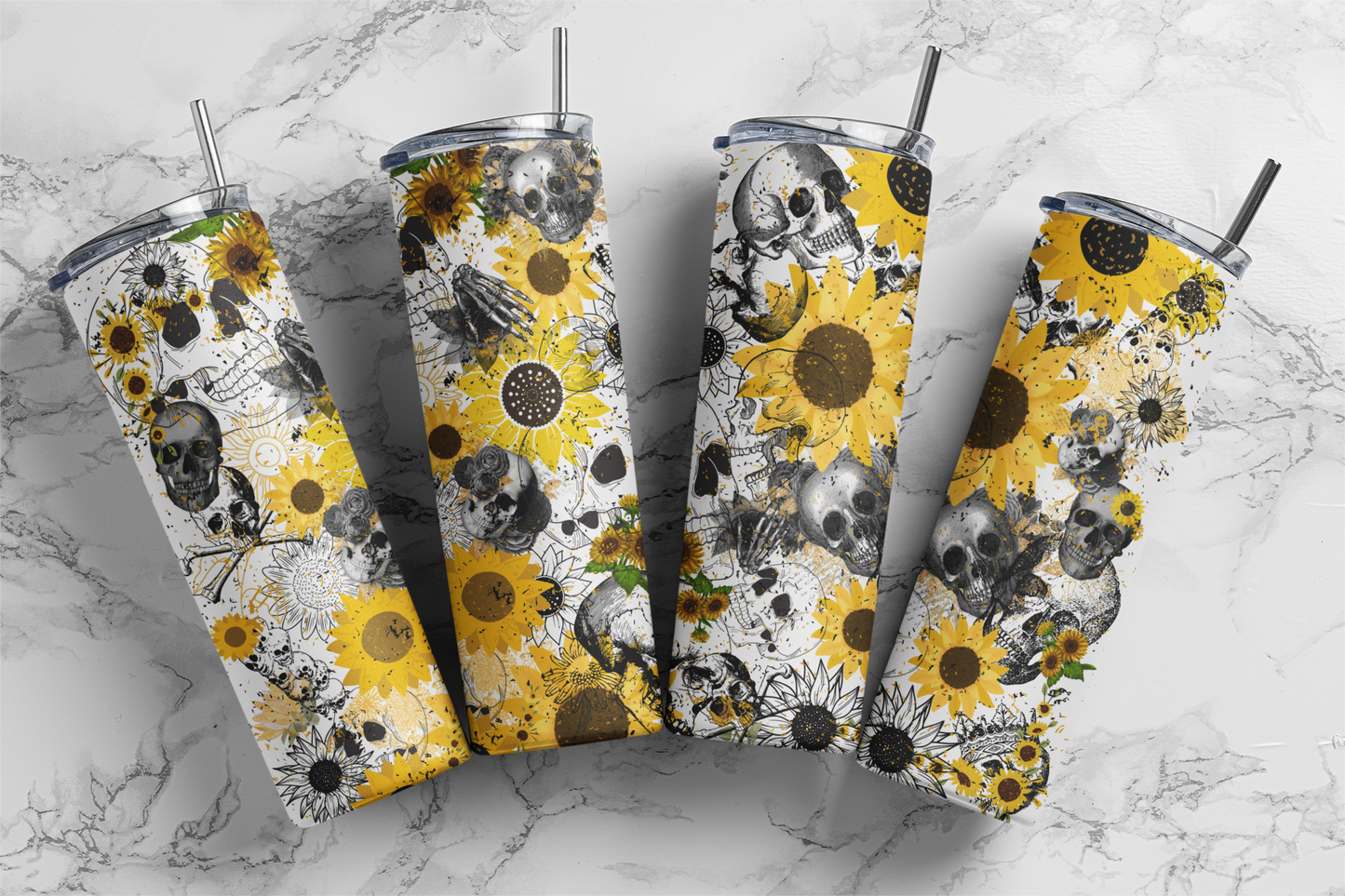 Sunflowers & Skulls